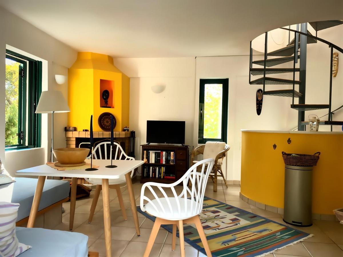 Paralia Sergoulas Steinturm Mit Dach-Terrasse Zwischen Fluss, Meer Und Gebirge- Spiti Pirgos מראה חיצוני תמונה