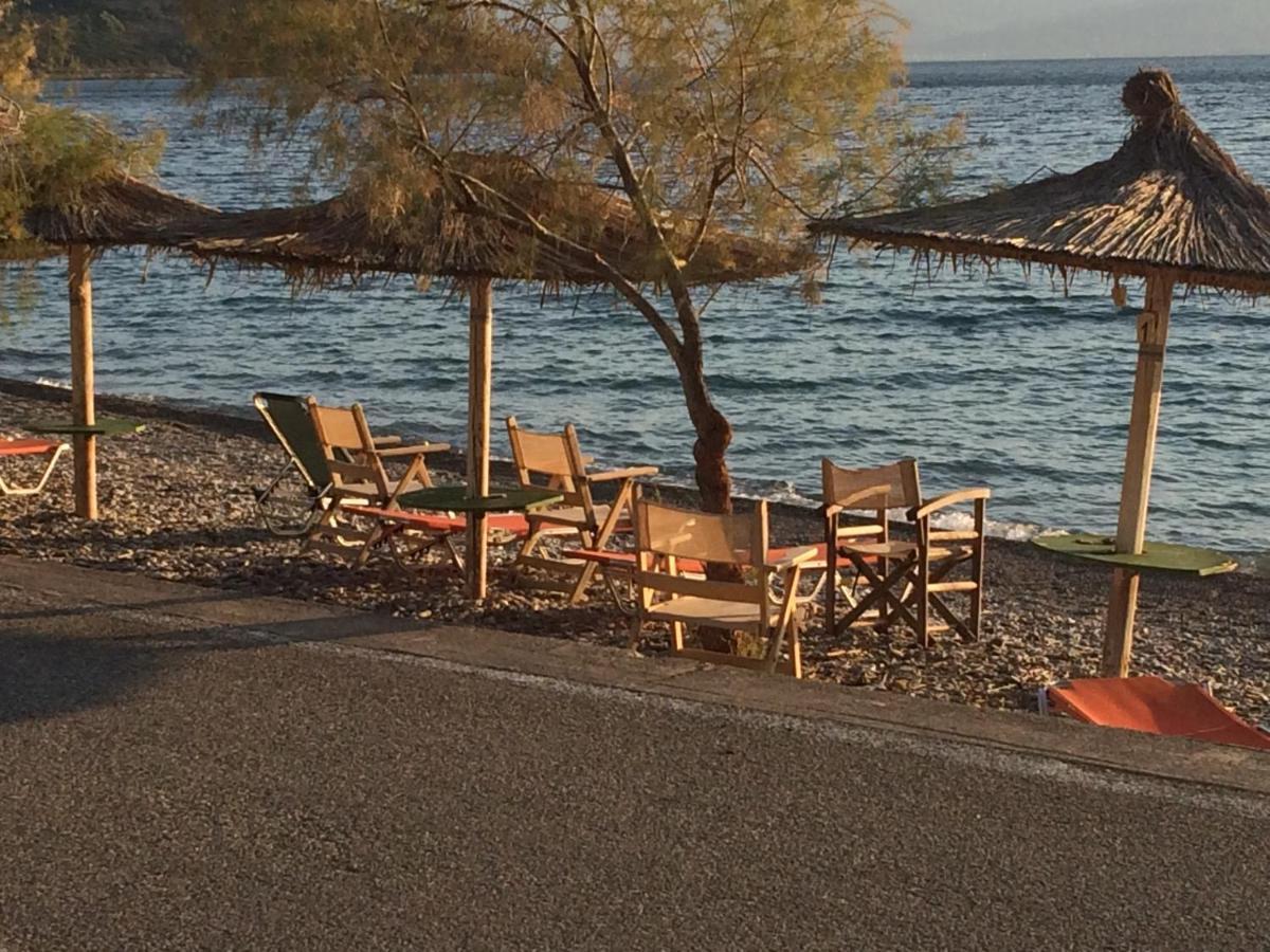Paralia Sergoulas Steinturm Mit Dach-Terrasse Zwischen Fluss, Meer Und Gebirge- Spiti Pirgos מראה חיצוני תמונה